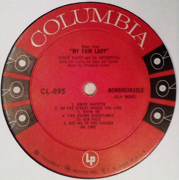 Percy Faith & His Orchestra - Music From "My Fair Lady" (LP) - Discogs image 4