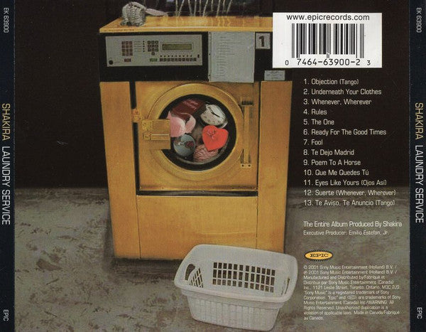Shakira - Laundry Service (CD) - Discogs image 2