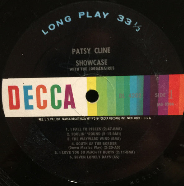 Patsy Cline - Patsy Cline Showcase (LP) - Discogs image 3