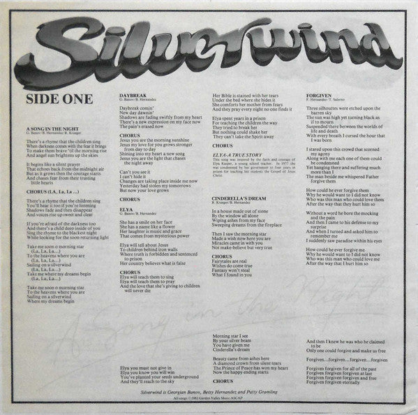 Silverwind - A Song In The Night (LP) - Discogs image 5