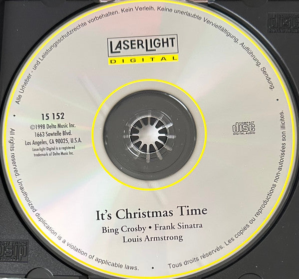 Bing Crosby - Frank Sinatra - Louis Armstrong - It's Christmas Time (CD) - Discogs image 5