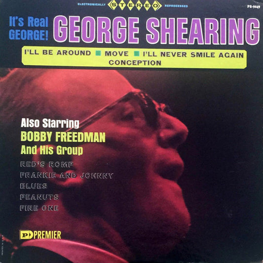 George Shearing / Bob Freedman Orchestra, The - It's Real George (LP)
