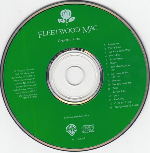Fleetwood Mac - Greatest Hits (CD) - Discogs image 3