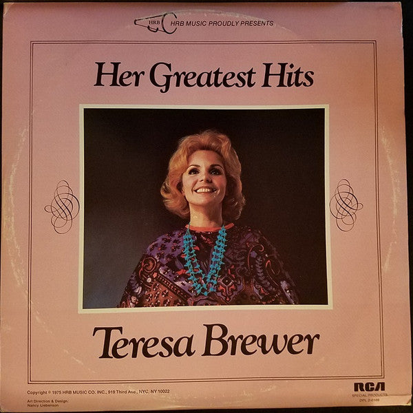 Teresa Brewer - Her Greatest Hits (2xLP)