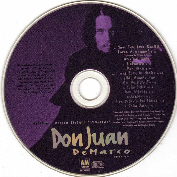 Michael Kamen - Don Juan DeMarco (Original Motion Picture Soundtrack) (CD) - Discogs image 3