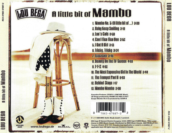 Lou Bega - A Little Bit Of Mambo (CD) - Discogs image 2