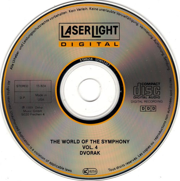 Antonín Dvořák - Pavel Urbanek, Prager Festivalorchester - Tamás Pál, Hungarian State Orchestra - The World Of The Symphony, Vol. 4: Symphony No. 9 "From The New World" • Romance For Violin • Carnival Overture (CD) - Discogs image 3