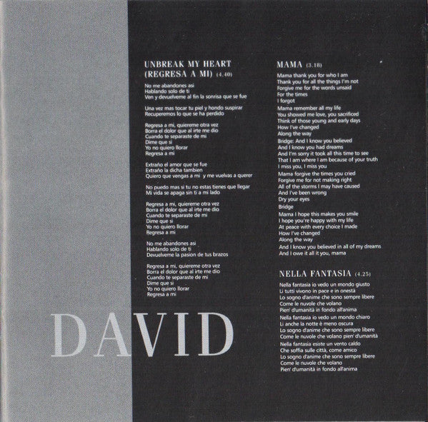 Il Divo - Il Divo (CD) - Discogs image 6