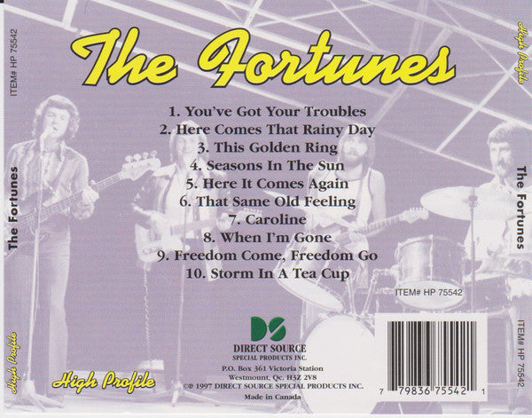 Fortunes, The - The Fortunes (CD) - Discogs image 2