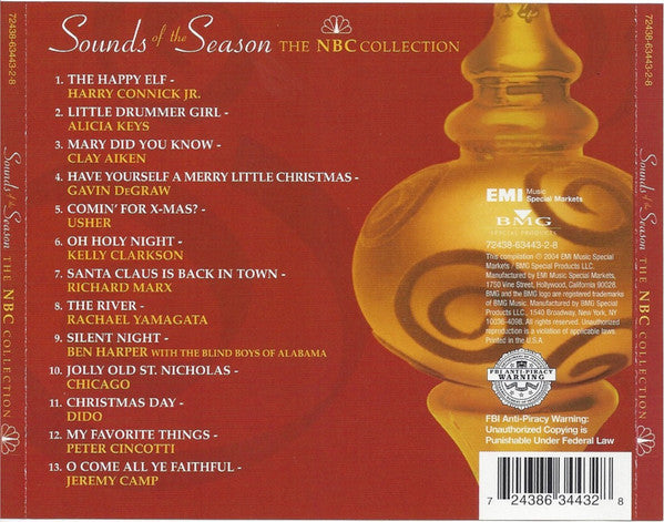 Various - Sounds Of The Season (The NBC Collection) (CD) - Discogs image 2