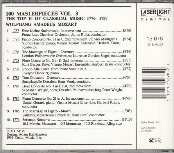 Various - 100 Masterpieces Vol. 3 (1776 - 1787) (CD) - Discogs image 2