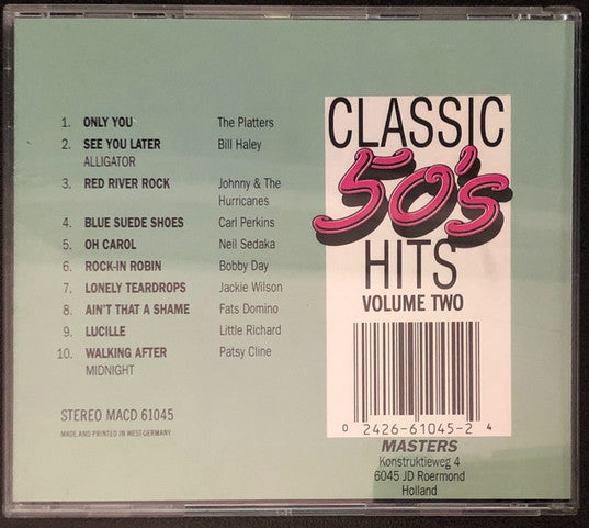 Various - Classic 50's Hits Volume Two (CD) - Discogs image 2