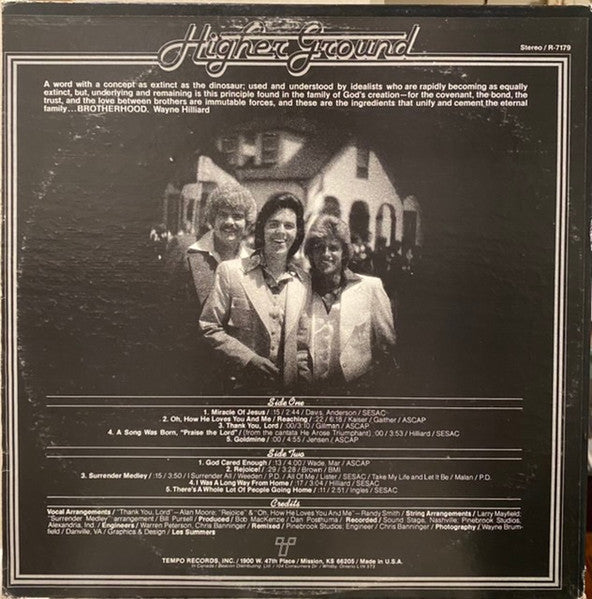 Higher Ground (6) - Brotherhood (LP) - Discogs image 2