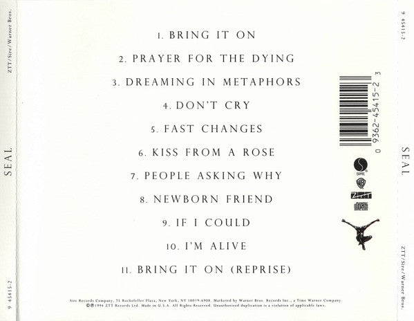 Seal - Seal (CD) - Discogs image 2