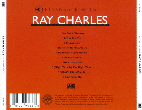 Ray Charles - Flashback With Ray Charles (CD) - Discogs image 2