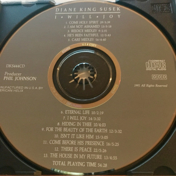 Diane Susek - I Will Joy (CD) - Discogs image 3