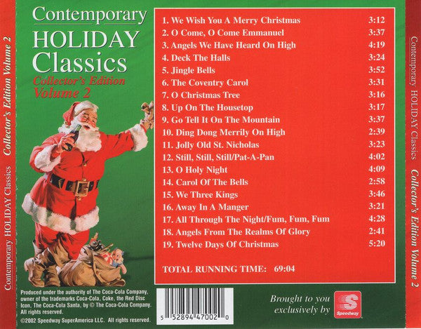Unknown Artist - Contemporary Holiday Classics (Collector's Edition Volume 2) (CD) - Discogs image 2