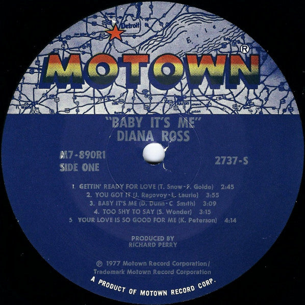 Diana Ross - Baby It's Me (LP) - Discogs image 3