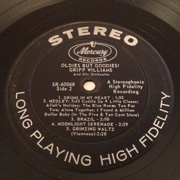 Griff Williams And His Orchestra - Oldies But Goodies (LP) - Discogs image 4