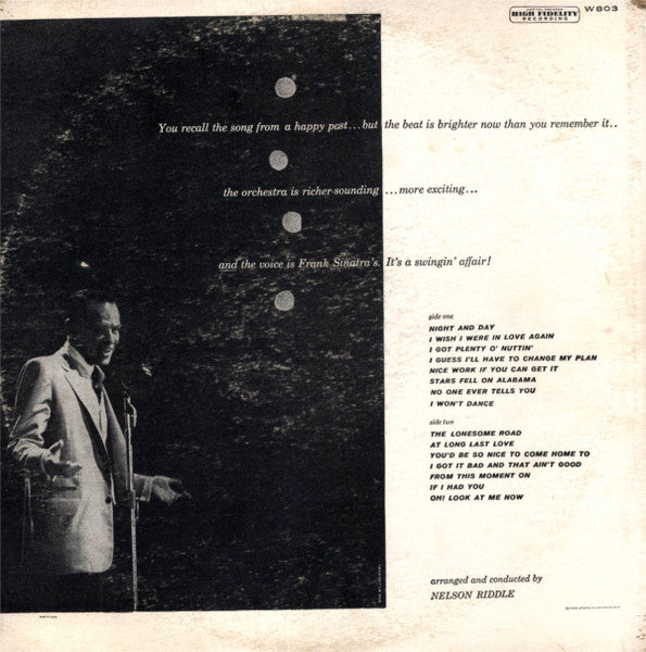 Frank Sinatra - A Swingin' Affair! (LP) - Discogs image 2