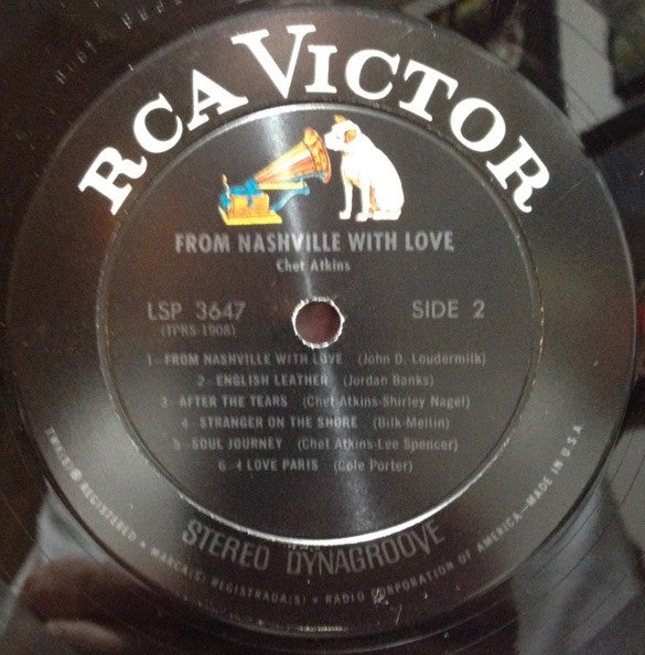 Chet Atkins - From Nashville With Love (LP) - Discogs image 4