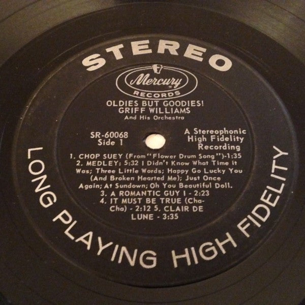Griff Williams And His Orchestra - Oldies But Goodies (LP) - Discogs image 3