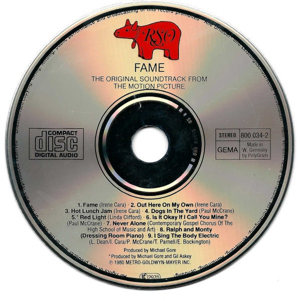 Various - Fame (The Original Soundtrack From The Motion Picture) (CD) - Discogs image 3