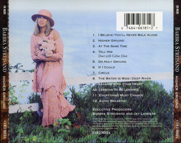 Barbra Streisand - Higher Ground (CD) - Discogs image 2