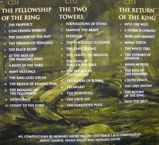 Howard Shore - The Lord Of The Rings: The Trilogy (3xCD) - Discogs image 5