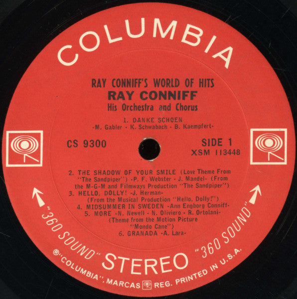 Ray Conniff And His Orchestra & Chorus - Ray Conniff's World Of Hits (LP) - Discogs image 3