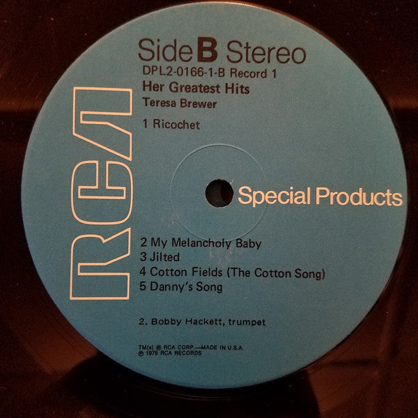 Teresa Brewer - Her Greatest Hits (2xLP) - Discogs image 4