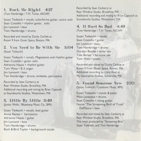 Susan Tedeschi - Just Won't Burn (CD) - Discogs image 4
