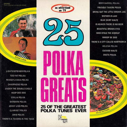 Various - 25 Polka Greats Vol. 1 (LP)
