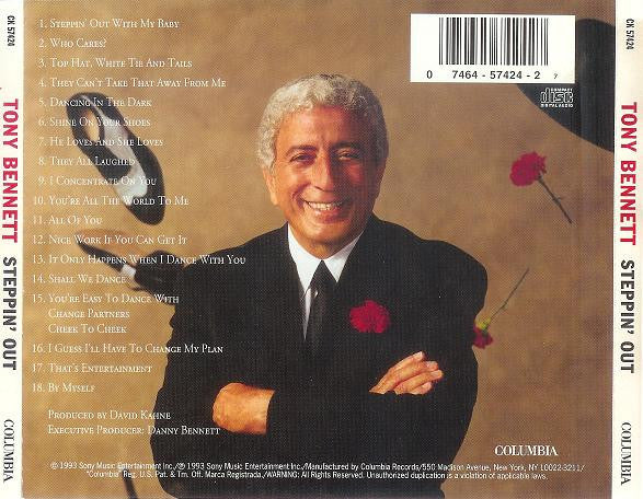 Tony Bennett - Steppin' Out (CD) - Discogs image 2