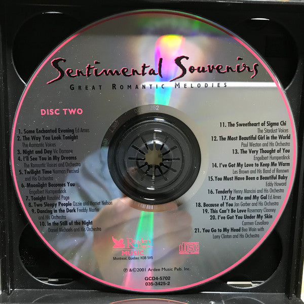 Various - Sentimental Souvenirs (4xCD) - Discogs image 4