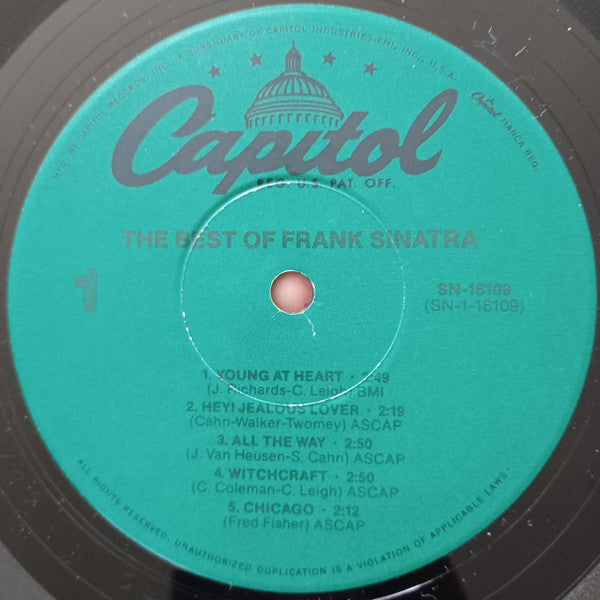 Frank Sinatra - The Best Of Frank Sinatra (LP) - Discogs image 3