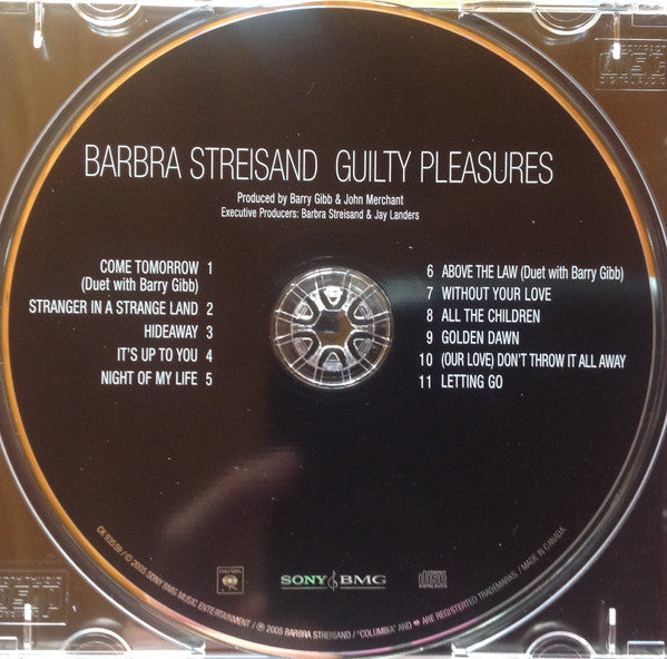 Barbra Streisand - Guilty Pleasures (CD) - Discogs image 3