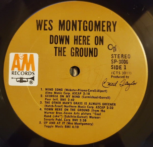 Wes Montgomery - Down Here On The Ground (LP) - Discogs image 5