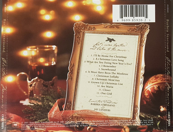 Barbra Streisand - Christmas Memories (CD) - Discogs image 7