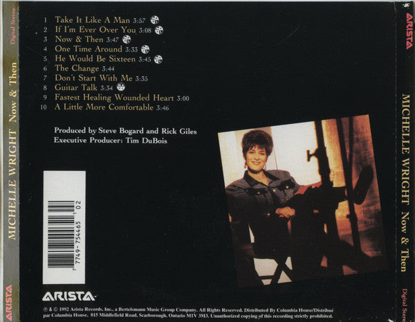 Michelle Wright - Now & Then (CD) - Discogs image 2
