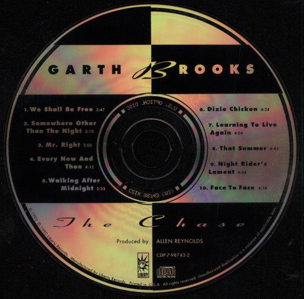 Garth Brooks - The Chase (CD) - Discogs image 3