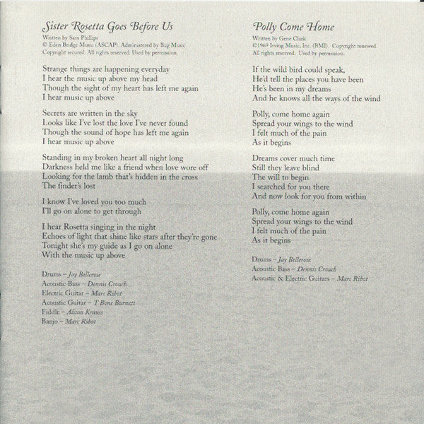 Robert Plant | Alison Krauss - Raising Sand (CD) - Discogs image 6