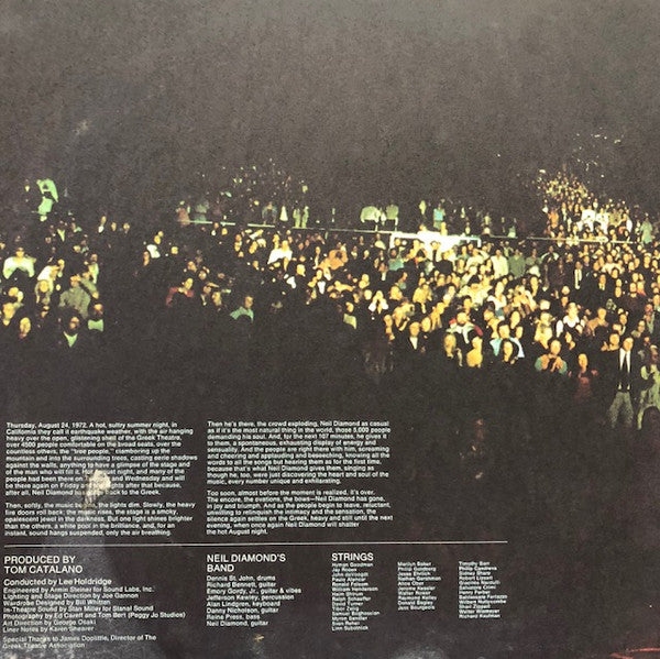 Neil Diamond - Hot August Night (2xLP) - Discogs image 4