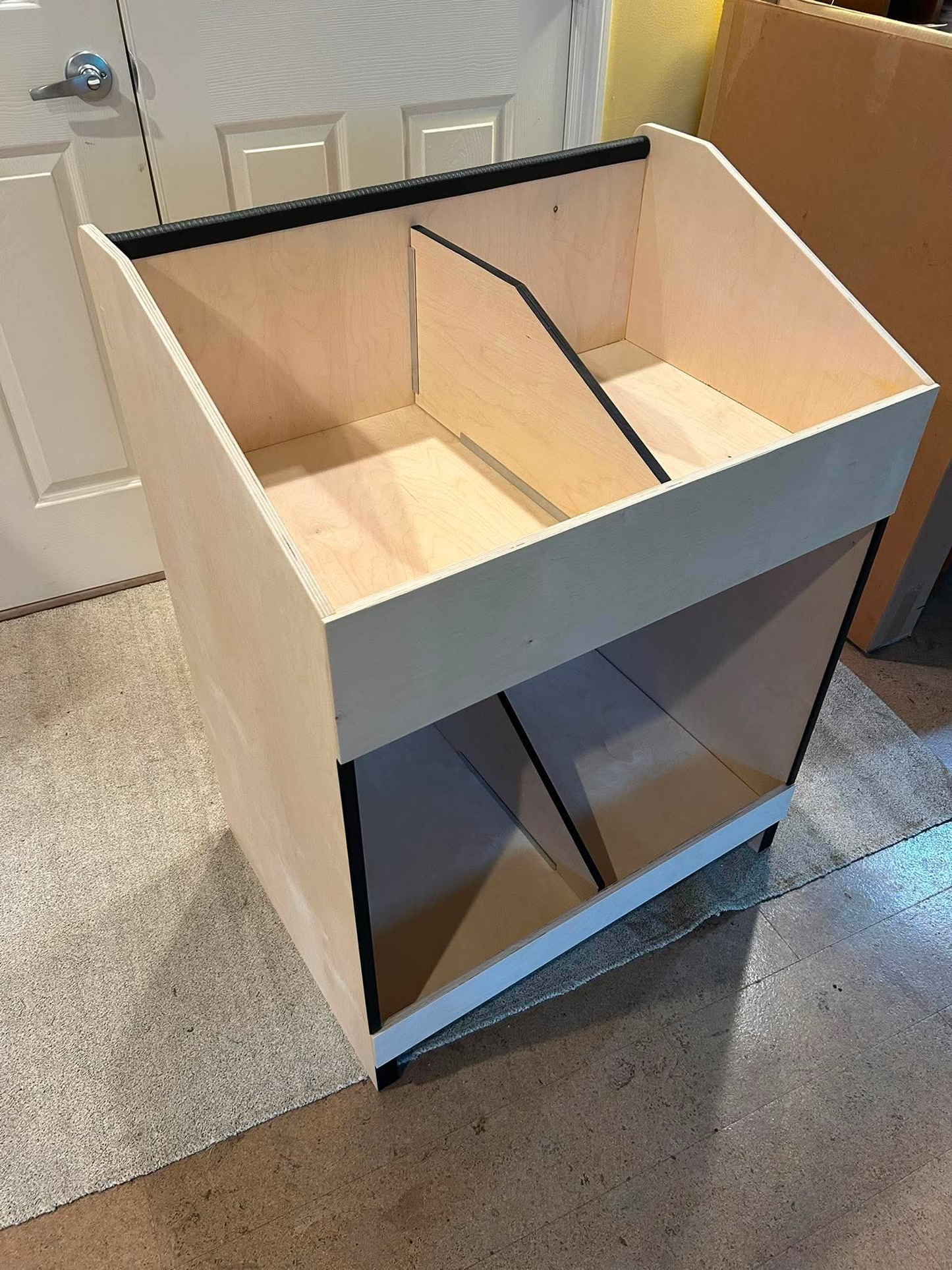 Wax Bin - Vinyl LP Display Storage Unit (Burch Double)