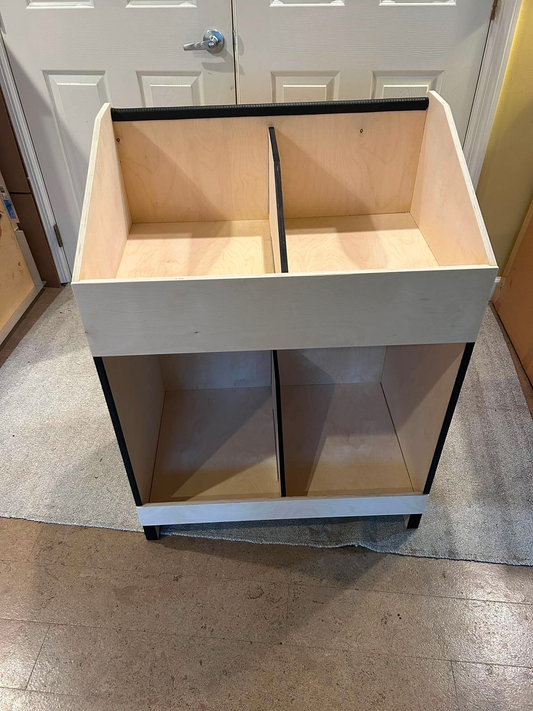 Wax Bin - Vinyl LP Display Storage Unit (Burch Double)