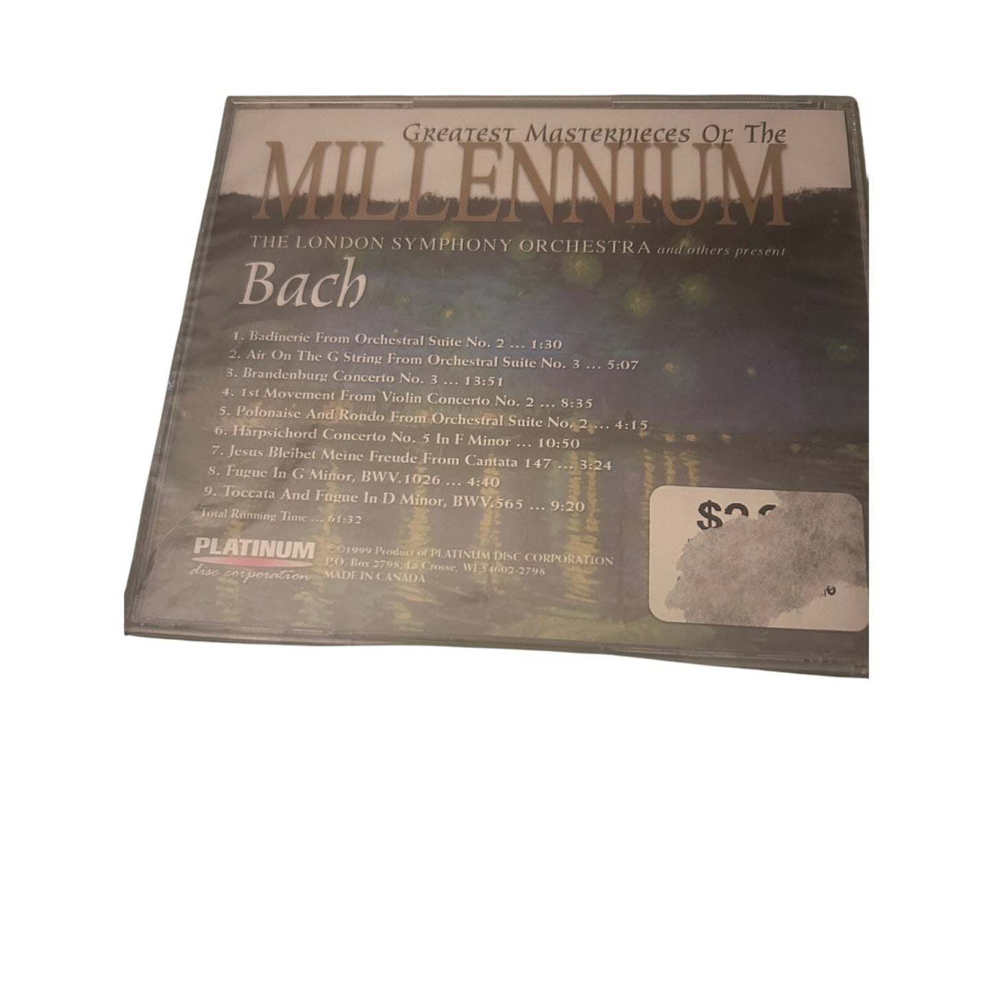 The London Symphony Orchestra And Others - Greatest Masterpieces Of The Millennium Bach (CD)