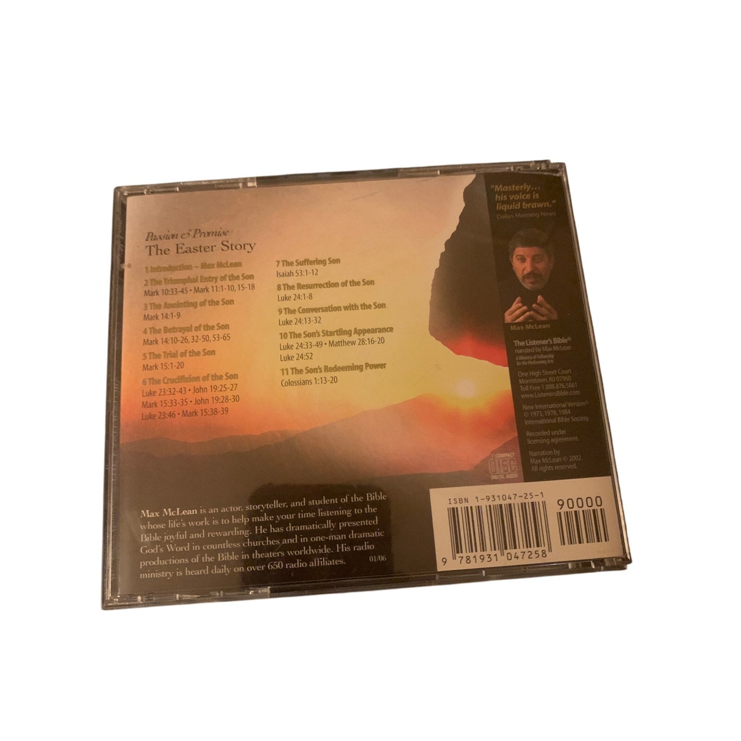 Max McLean - Passion & Praise: The Easter Story (CD)