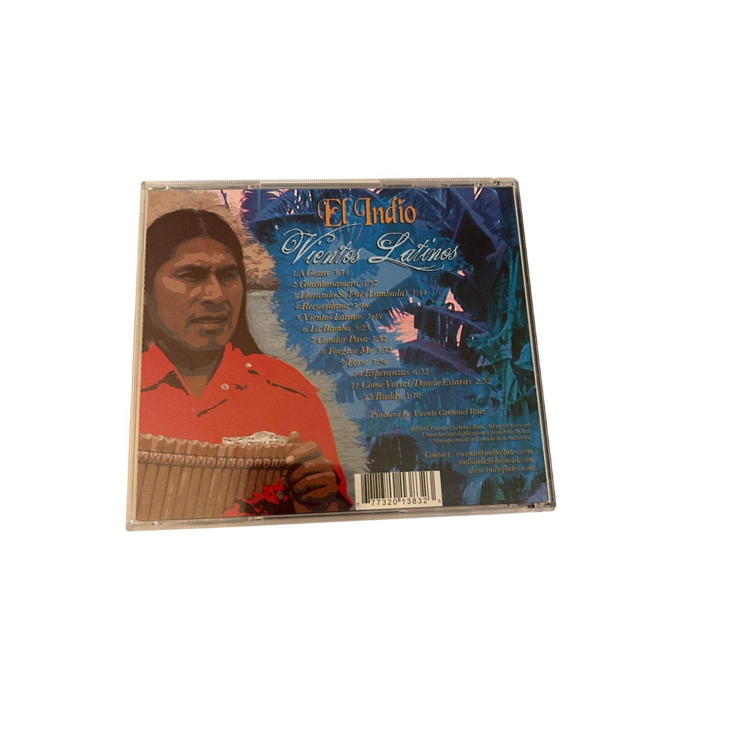 Vicente Carbonel Ruiz - El Indio: Vientiane Latinos [CD]