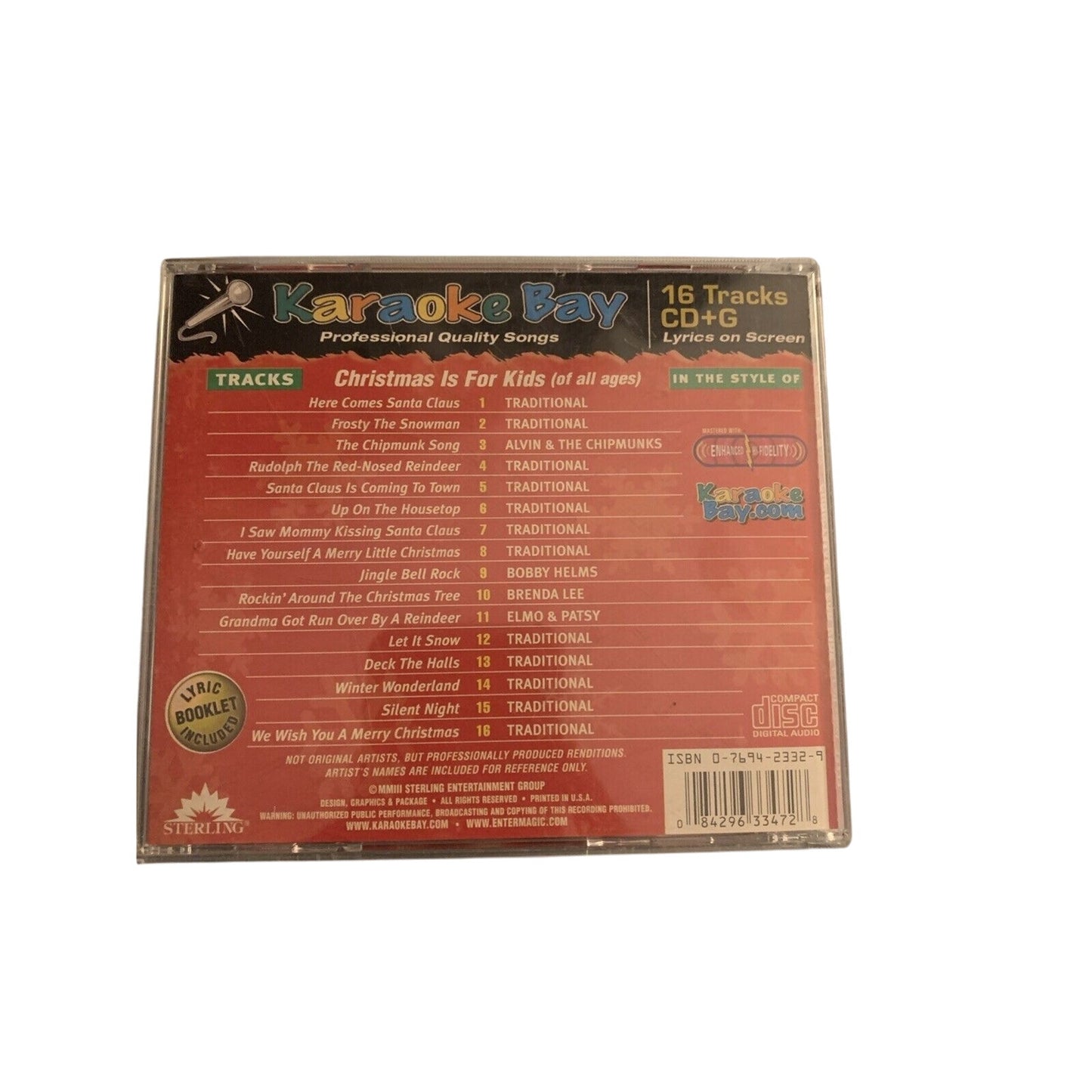 Christmas Is For Kids Of All Ages - CD - Karaoke