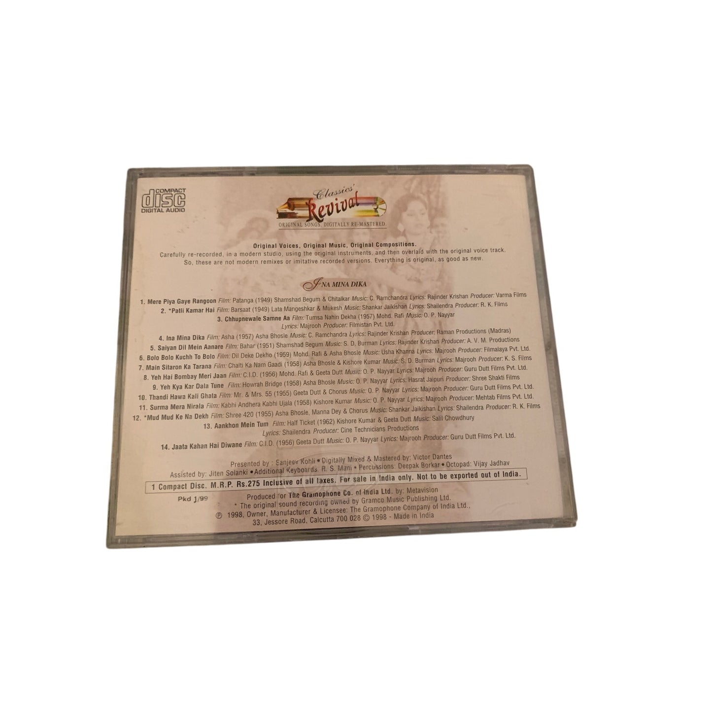 Various - Classics’ Revival: Ina Mina Dika [CD]